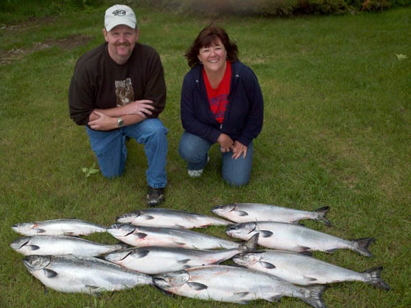 Darilyn & Bryon - Leprechaun Fishing Charters on Lake Michigan