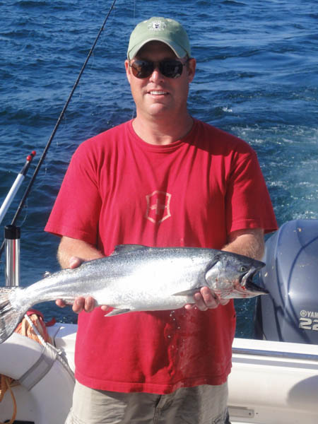 Rob Zurek - Leprechaun Fishing Charters on Lake Michigan